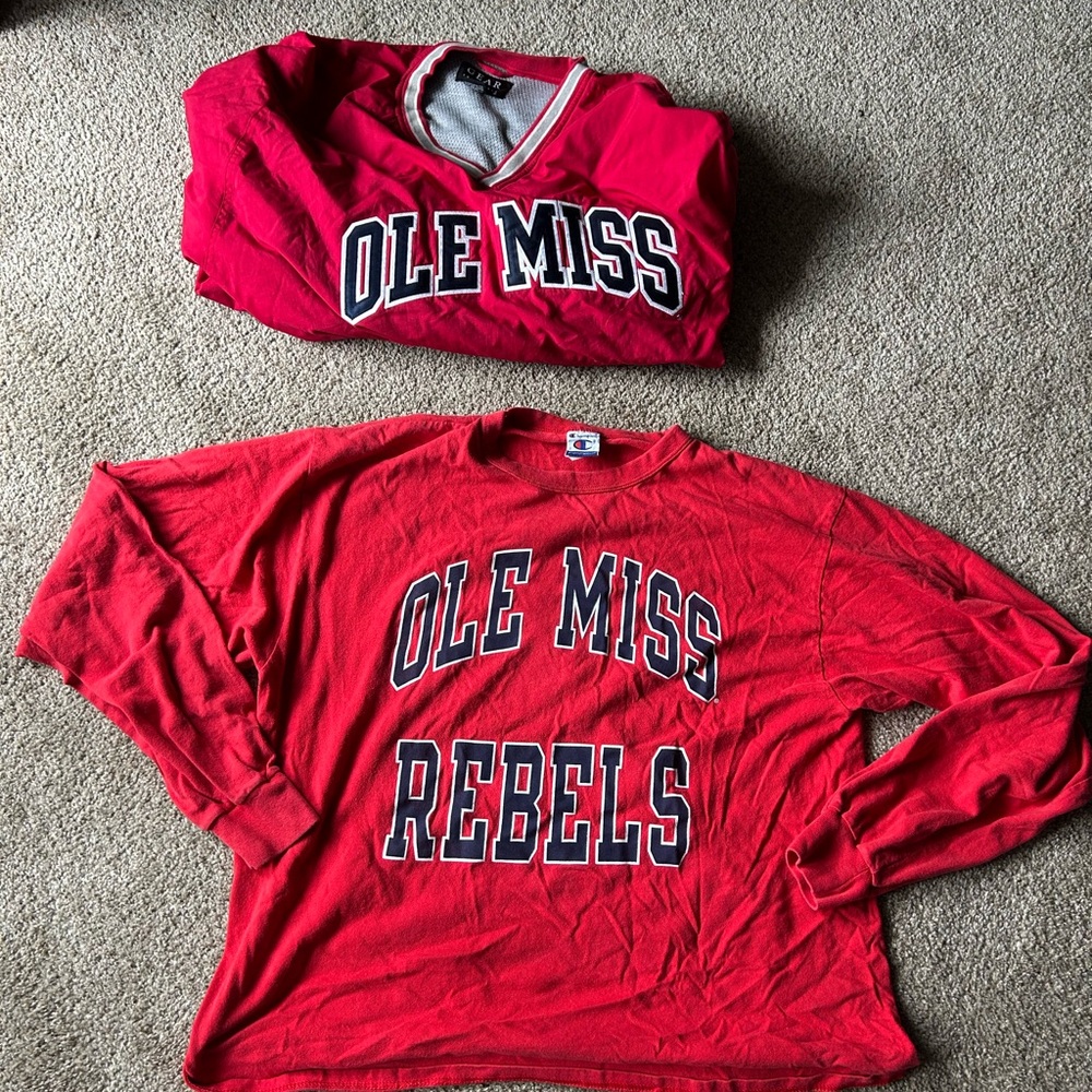 Ole Miss long sleeve bundle.